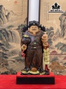Tượng Thần Tài Gỗ Huyết Long Cao 52 Ngang 30 Sâu 15 (cm)