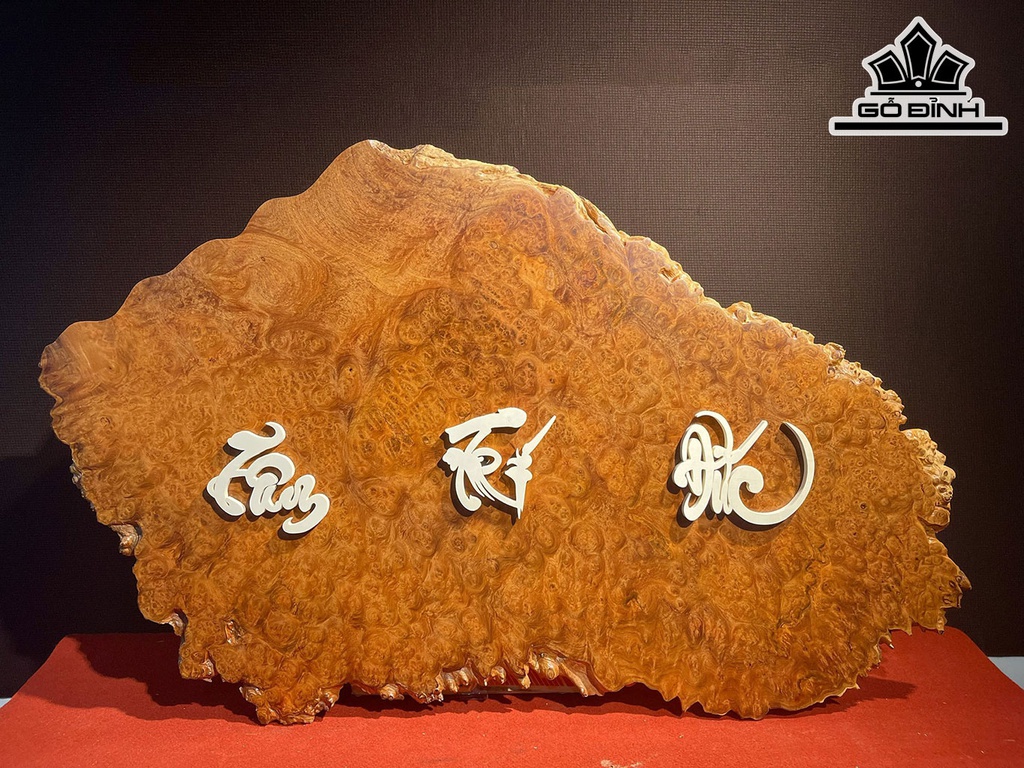 Tranh Tam Đa Phúc Lộc Thọ Gỗ Nu Hương Cao 62 Ngang 98 Dày 1,2 (cm)
