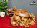 Tượng Long Quy Gỗ Hương Cao 26 Ngang 56 Sâu 47 (cm)