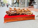 Tượng Bát Mã Gỗ Nu Hương Cao 60 Ngang 135 Sâu 28 (cm)