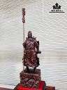 Tượng Quan Công Gỗ Cẩm Cao 72 Ngang 24 Sâu 20 (cm)