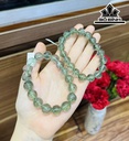 Vòng Tay Đá Thạch Anh Tóc Xanh Đường Kính Hạt 8-13 (mm)