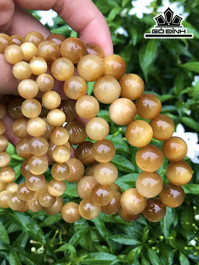 Vòng Tay Đá Mắt Hổ Đường Kính Hạt 8-12,3 (mm) 16.5-42gr