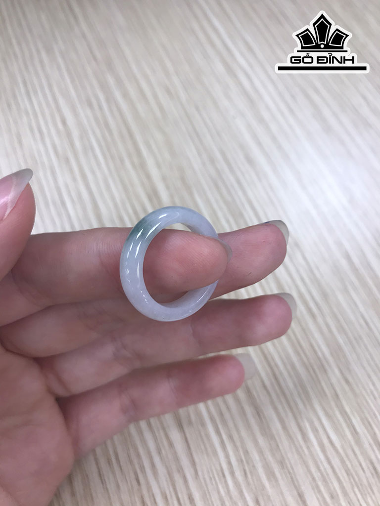 Nhẫn Đá Cẩm Thạch Đường Kính 17,3 (mm)