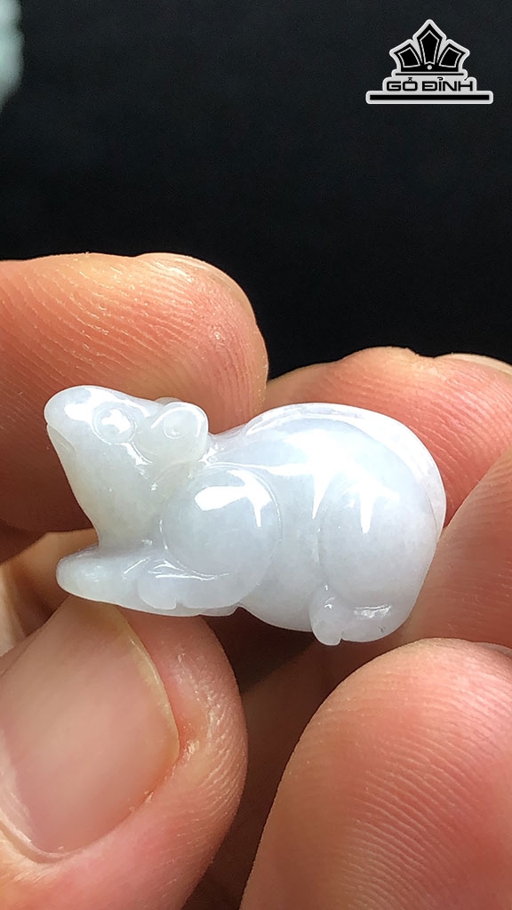 Tác Phẩm Đá Cẩm Thạch Cao 22,6 Ngang 13,3 Sâu 12,3 (mm) 5,6gr