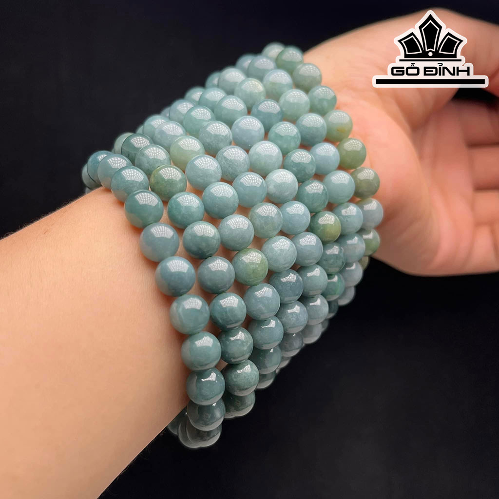 Vòng Tay Đá Ngọc Lam (Turquoise) Đường Kính Hạt 8 (mm)