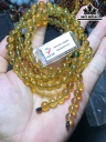 Chuỗi Đá Hổ Phách Đường Kính Hạt 7,7 (mm) 29gr