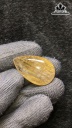 Mặt Dây Chuyền Đá Thạch Anh Tóc Vàng Cao 30 Ngang 18,8 Sâu 8,6 (mm) 6,6gr