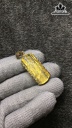 Mặt Dây Chuyền Đá Thạch Anh Tóc Vàng Cao 33,5 Ngang 15 Sâu 6,3 (mm) 7,1gr