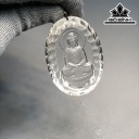 Mặt Dây Chuyền Đá Thạch Anh Trắng Cao 53,8 Ngang 38,5 Sâu 12,7 (mm) 45,7gr
