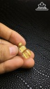 Mặt Dây Chuyền Hồ Lô Đá Thạch Anh Tóc Vàng Cao 20,8 Ngang 11,2 Sâu 10,2 (mm) 2,7gr