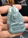 Mặt Dây Chuyền Quan Âm Đá Cẩm Thạch Cao 68 Ngang 47 Sâu 8 (mm) 48gr