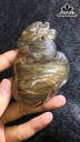 Tác Phẩm Đá Thạch Anh Tóc Vàng Cao 76 Ngang 52,9 Sâu 32,5 (mm) 147,7gr