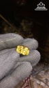 Tỳ Hưu Đá Thạch Anh Tóc Vàng Cao 15,8 Ngang 10,8 Sâu 8,3 (mm) 2,7gr