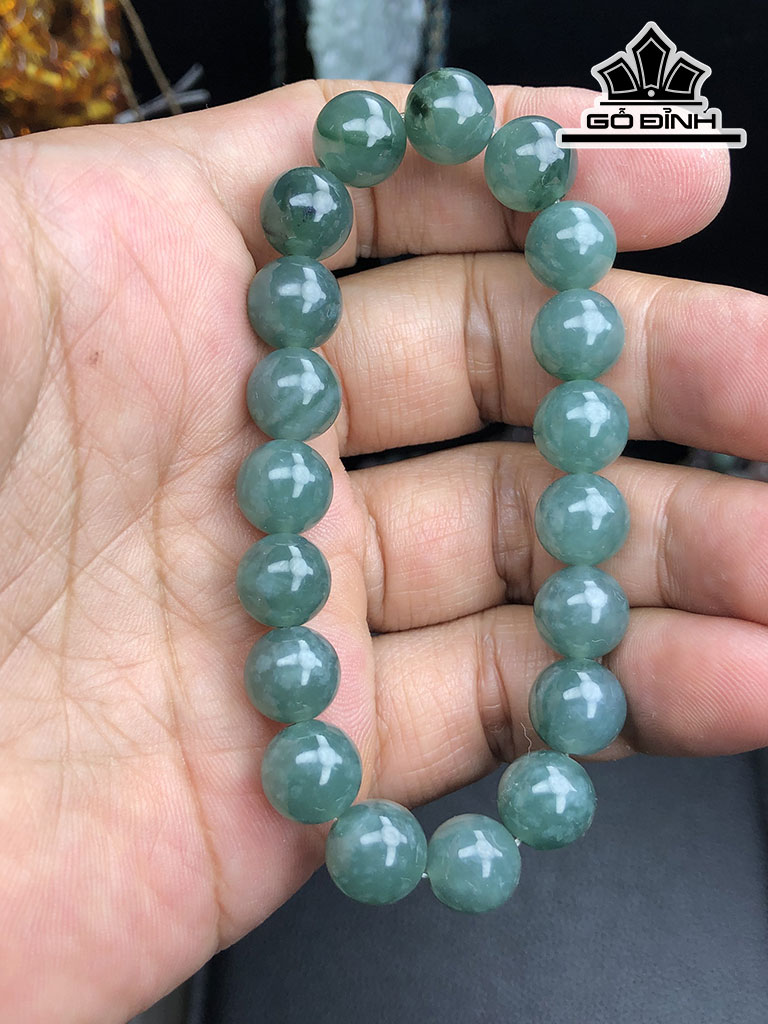 Vòng Tay Đá Thạch Anh Đường Kính Hạt 9,8 (mm) 30gr