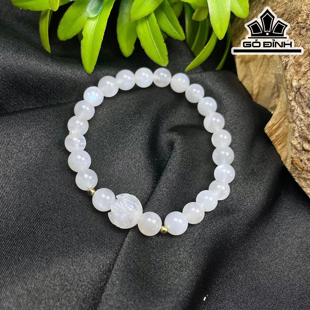 Vòng Tay Đá Thạch Anh Đường Kính Hạt 7 (mm)