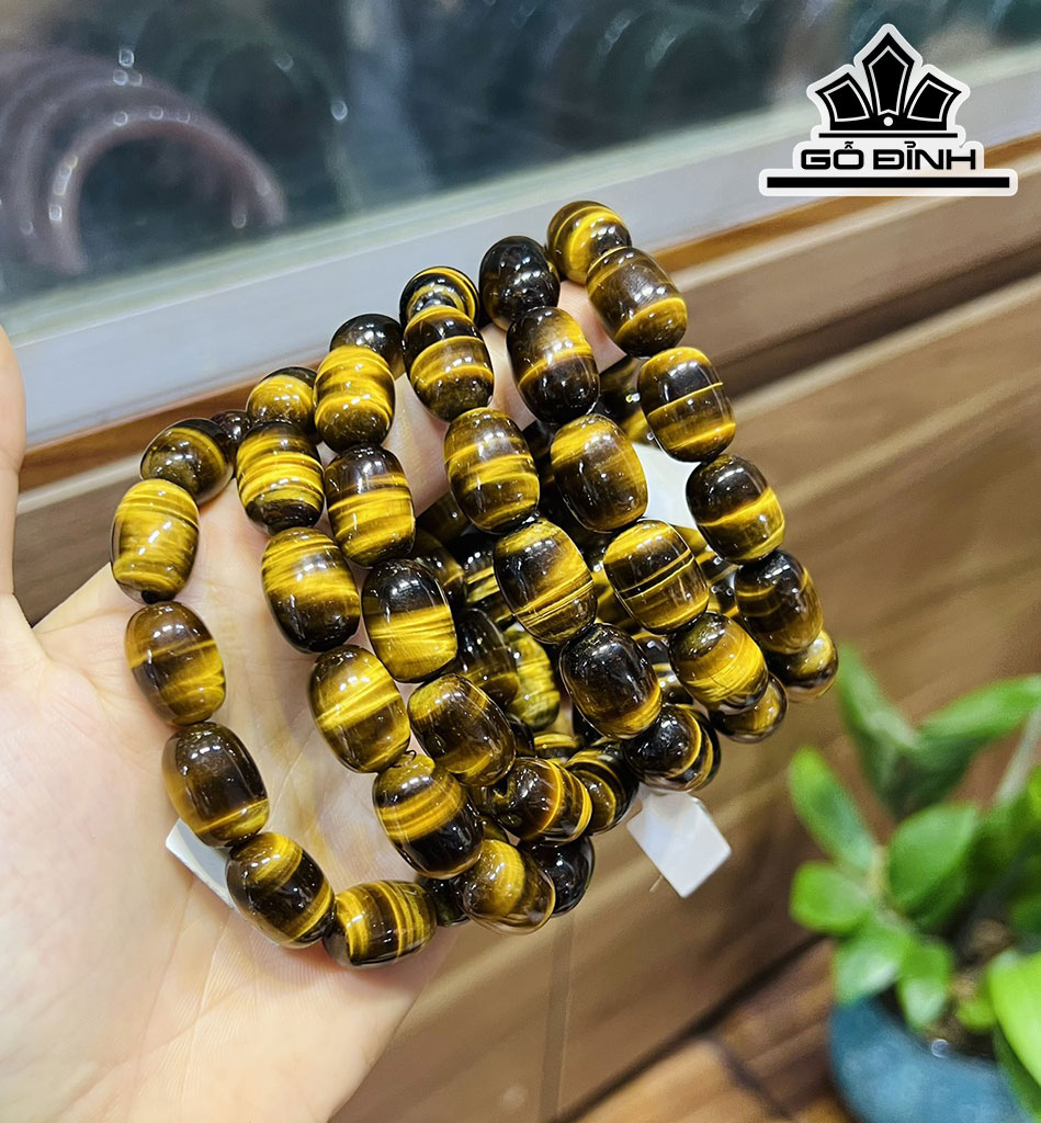 Vòng Tay Đá Thạch Anh Đường Kính Hạt 11 (mm)