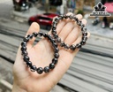 Vòng Tay Đá Thạch Anh Tóc Đen Đường Kính Hạt 9,8 (mm)