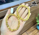 Vòng Tay Đá Thạch Anh Tóc Vàng Đường Kính Hạt 8 (mm)