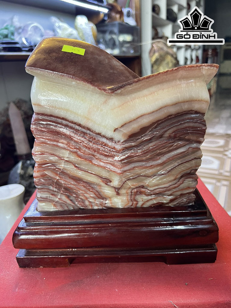 Tác Phẩm Đá Thịt Heo Đá Phú Quý Cao 23 Ngang 17 (cm) 4kg