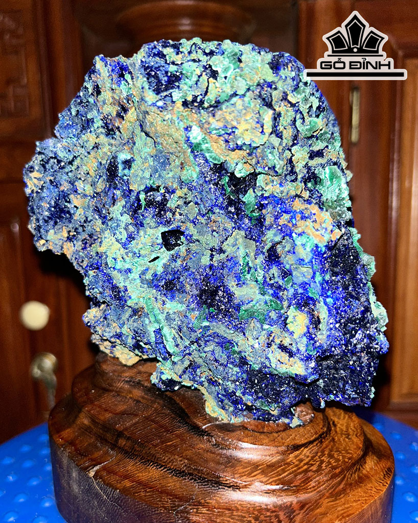 Tinh Thể Đá Azurite Cao 16 (cm) 2kg
