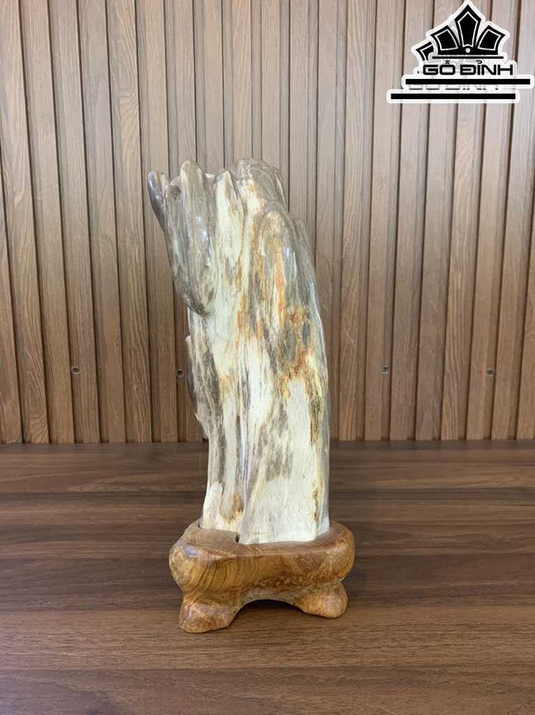 Tác Phẩm Gỗ Hóa Thạch Cao 37 Ngang 10 (cm) 3kg