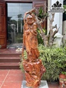 Tượng Đạt Ma Sư Tổ Gỗ Cẩm Cao 128 Ngang 42 Sâu 35 (cm)