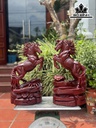 Tượng Ngựa Phong Thủy (Nhất Mã Phi Thiên) Gỗ Tử Đàn Cao 46 Ngang 25 Sâu 22 (cm)