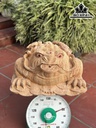 Tượng Thiềm Thừ Gỗ Ngọc Am Cao 28 Ngang 50 Sâu 50 (cm)