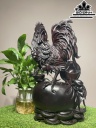 Tượng Gà Trống Gỗ Tử Đàn Cao 43 Ngang 23 Sâu 11 (cm)