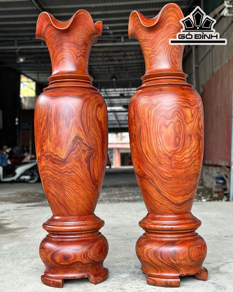 Lục Bình Gỗ Cẩm Cao 130 Đường Kính 36 (cm)