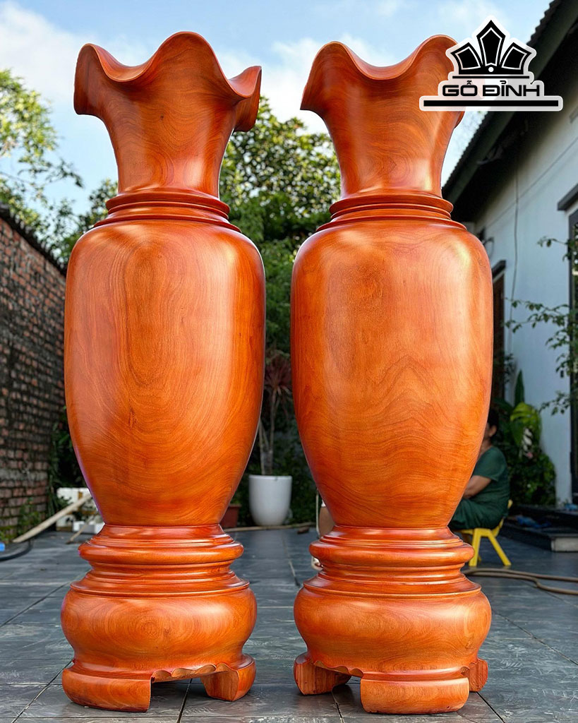 Lục Bình Gỗ Hương Cao 180 Đường Kính 57 (cm)