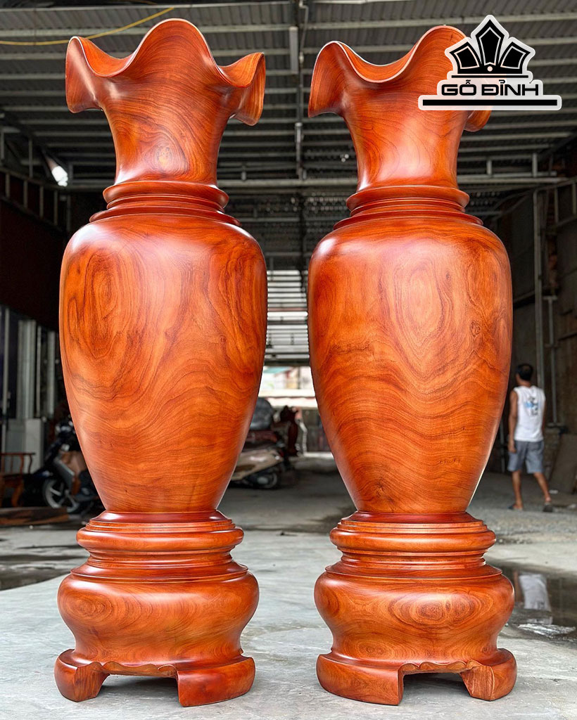 Lục Bình Gỗ Hương Cao 180 Đường Kính 58,5 (cm)