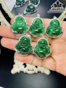Mặt Dây Chuyền Di Lặc Đá Cẩm Thạch (Jadeite) Cao 2,25 Ngang 2,46 (mm)