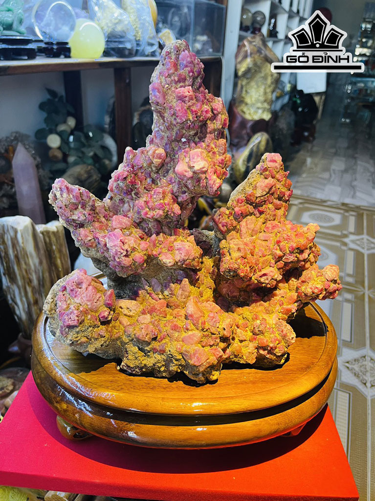 Cây Tài Lộc Đá Ruby Cao 33 Ngang 26 (cm) 9kg