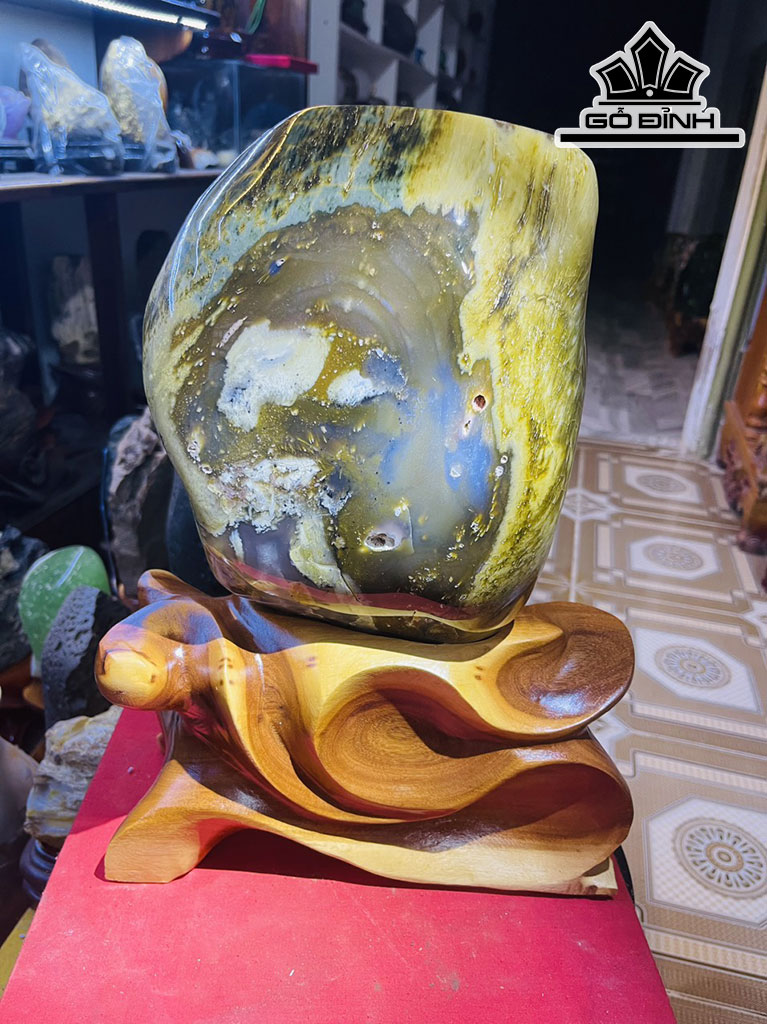 Tác Phẩm Gỗ Hóa Thạch Cao 37 (cm) 10kg