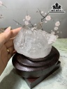 Tinh Thể Đá Thạch Anh Trắng Cao 13 Ngang 10 Sâu 12 (cm) 1kg