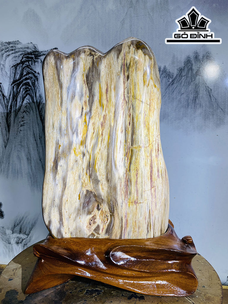 Tác Phẩm Gỗ Hóa Thạch Cao 38 Ngang 26 (cm) 11,4kg