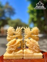 Cặp Song Long Đá Ngọc Hoàng Long Cao 16 (cm)