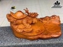 Khay Trà Long Quy Gỗ Hương Cao 28 Ngang 65 Sâu 38 (cm)