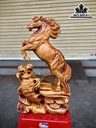 Tượng Ngựa Phong Thủy (Nhất Mã Phi Thiên) Gỗ Hương Cao 45 Ngang 25 Sâu 12 (cm)