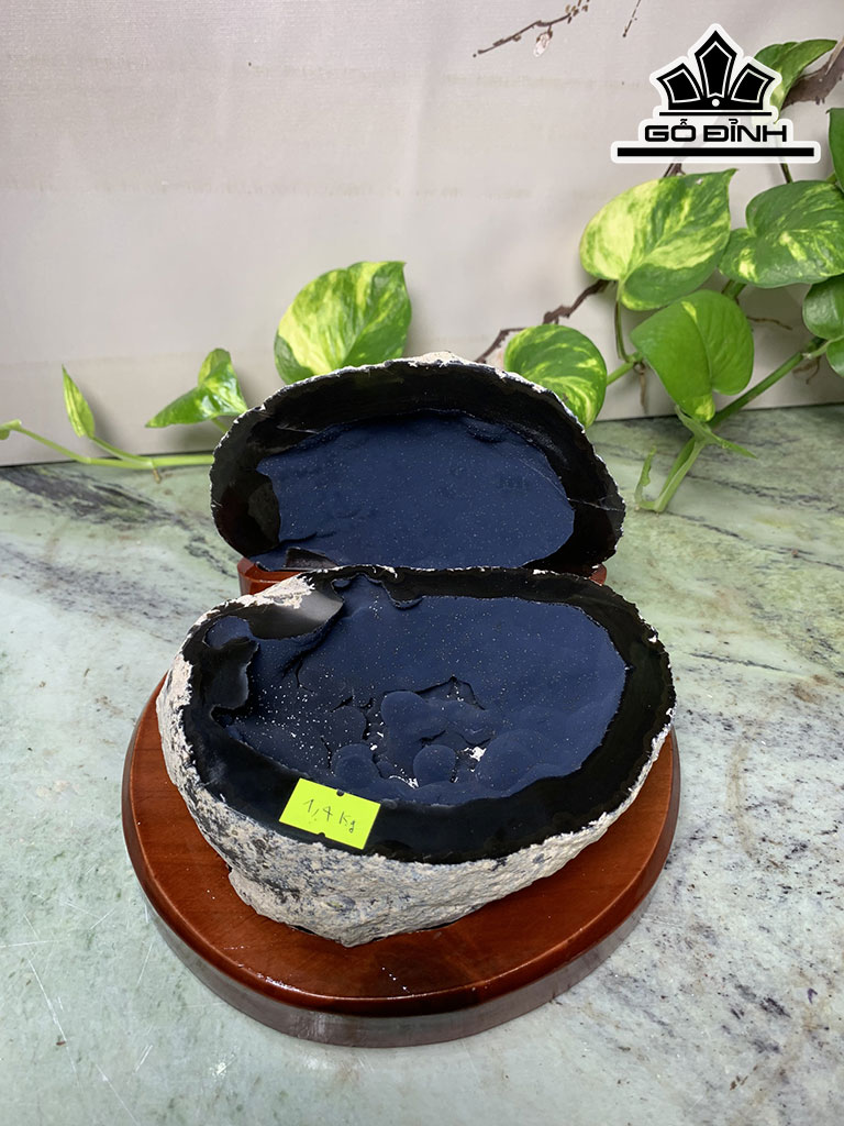 Bát Tụ Bảo Đá Mã Não Cao 13 Ngang 17 Sâu 17,5 (cm) 1,4kg