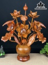 Bình Hoa Sen Gỗ Hương Cao 70 Ngang 54 Sâu 46 (cm)