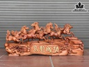 Tượng Bát Mã Gỗ Hương Ngang 85 Cao 37 Sâu 18 (cm)
