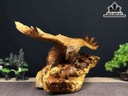 Tượng Đại Bàng Săn Mồi Gỗ Hương Cao 32 Ngang 52 Sâu 30 (cm)