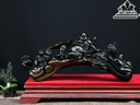 Tượng Phật Di Lặc Gỗ Mun Sừng Ngang 52 Cao 23 Sâu 13 (cm)