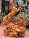 Tượng Ngựa Phong Thủy (Nhất Mã Phi Thiên) Gỗ Hương Cao 172 Ngang 126 Sâu 56 (cm)