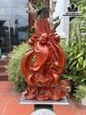 Tượng Phật Di Lặc Gỗ Hương Cao 73 Ngang 38 Sâu 19 (cm)