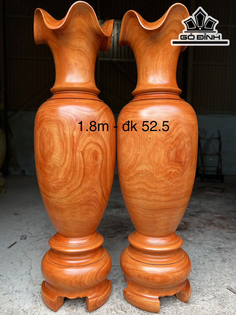 Lục Bình Gỗ Hương Cao 180 Đường Kính 52,5 (cm)