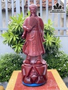 Tượng Gia Cát Lượng Gỗ Tử Đàn Cao 80 Ngang 28 Sâu 25 (cm)